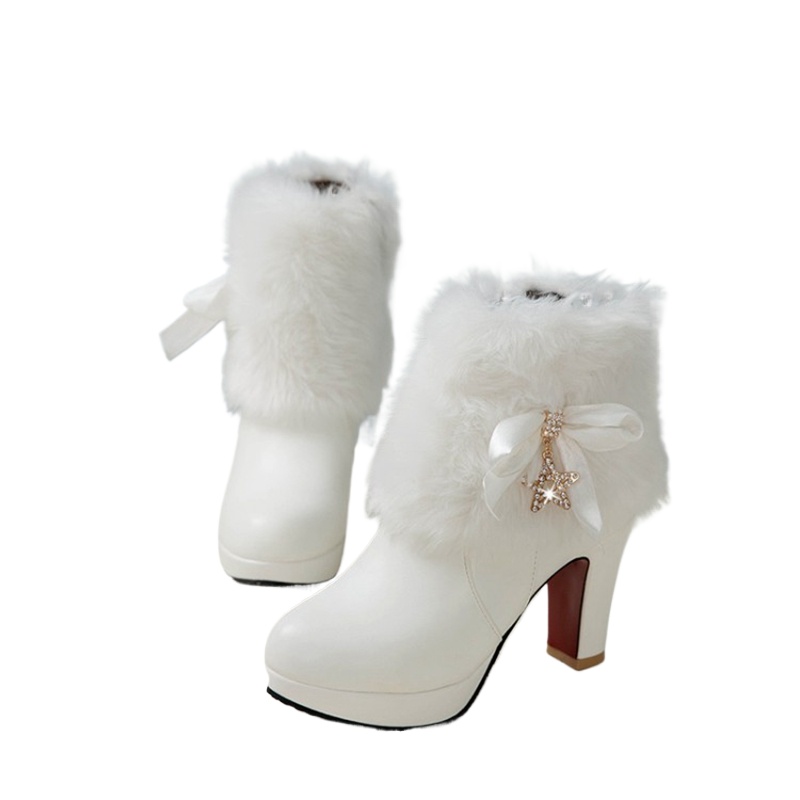 Winter Clothing Ladies - Damskie śniegowce zimowe ciepłe pluszowe modne