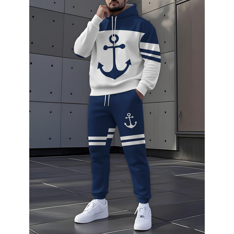 Winter Clothing Hoodie - Męski zestaw odzieży sportowej w stylu