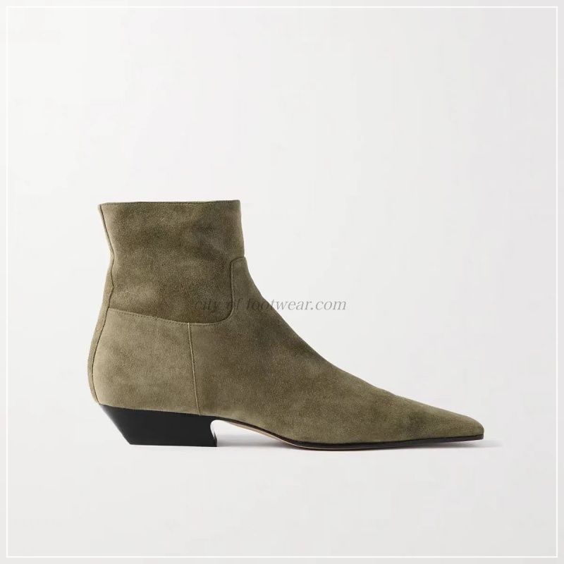 Winter Clothing Ladies - Damskie botki na niskim obcasie ze