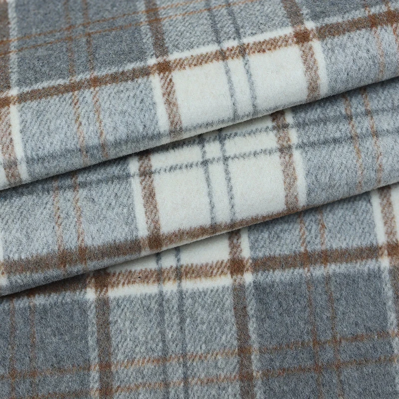 Tkanina wełniana w kratę, mięk – Winter Clothing For Women recenzja i cena
