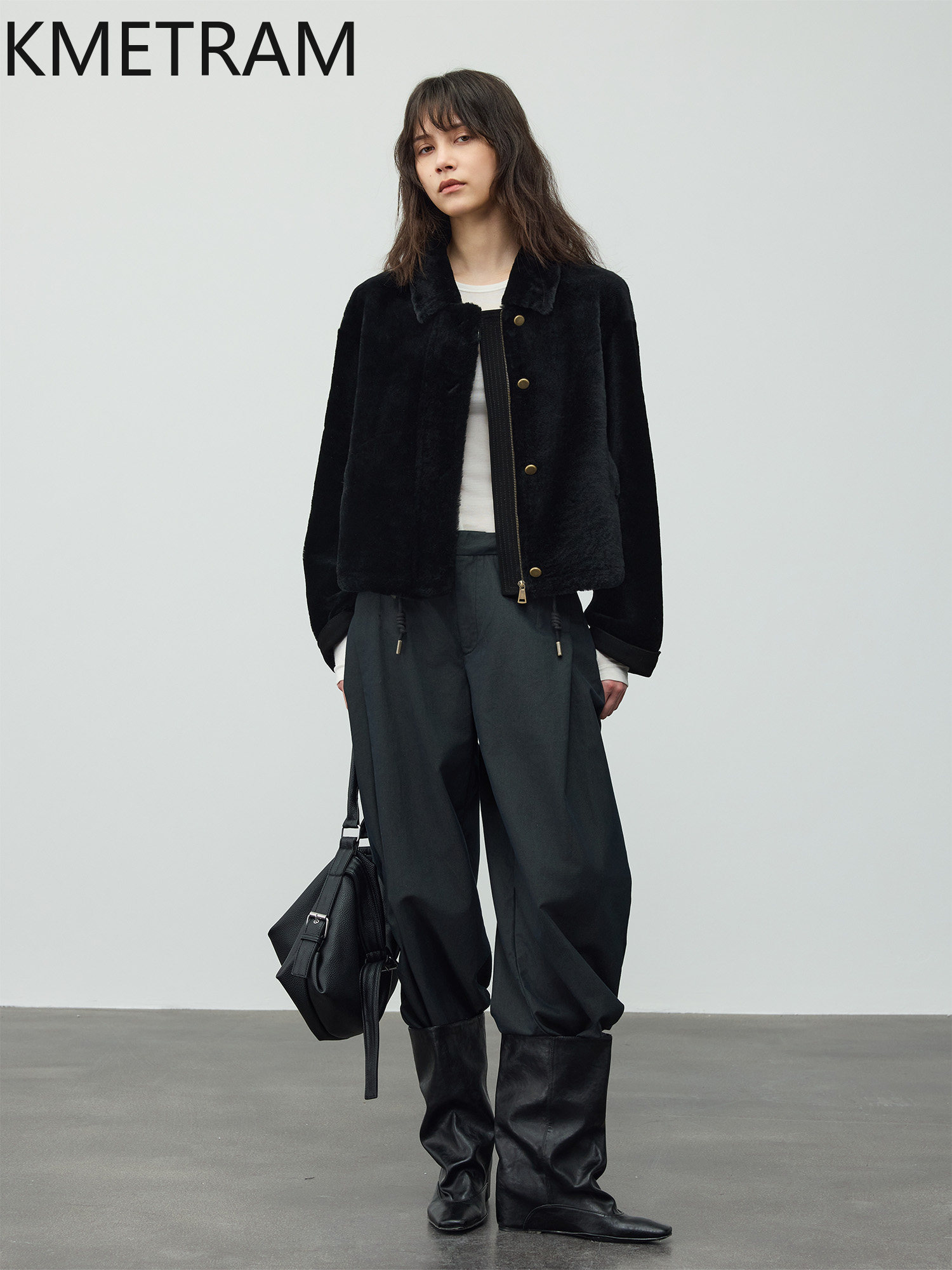 KMETRAM 100% skóra owcza z weł – Winter Clothing In Spanish recenzja i cena