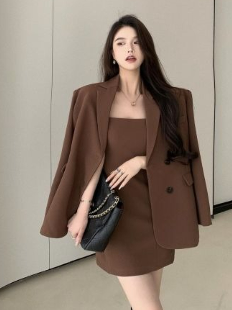 Jesienno-zimowy brązowy elegan – Winter Clothing Ladies recenzja i cena