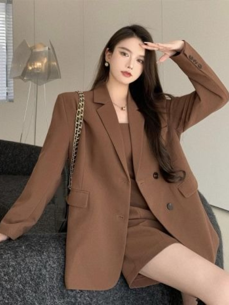 Jesienno-zimowy brązowy elegan – Winter Clothing Ladies recenzja i cena