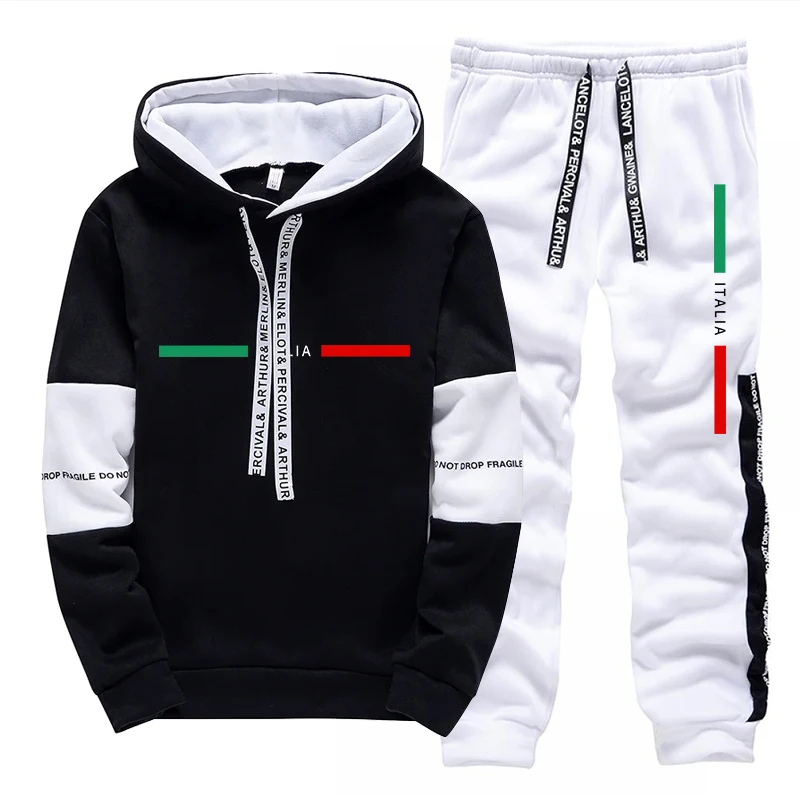 Męski dres z nadrukiem 2026, c – Winter Clothing Hoodie recenzja i cena