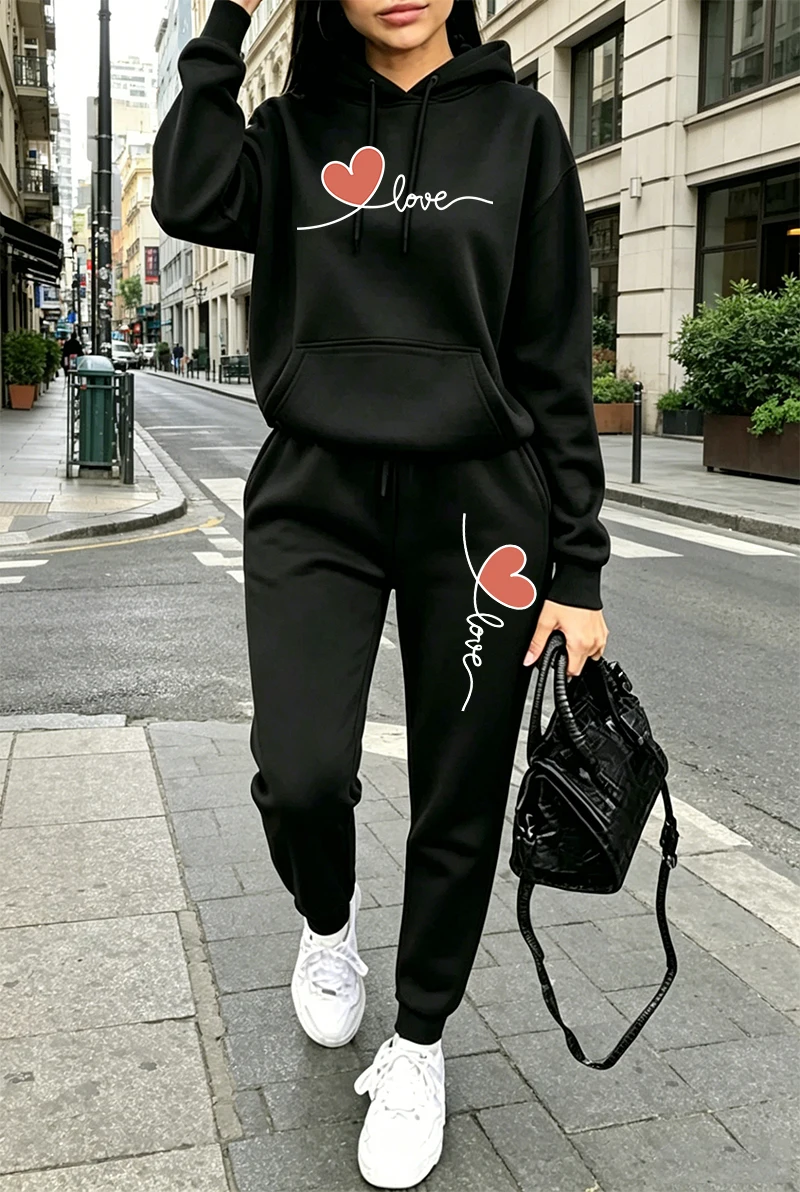 Damski dres z nadrukiem, casua – Winter Clothing Hoodie recenzja i cena