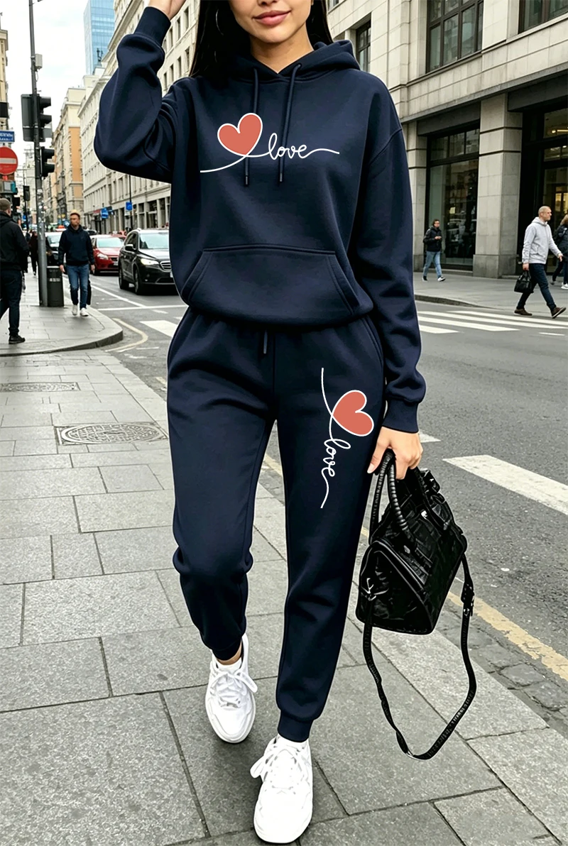 Damski dres z nadrukiem, casua – Winter Clothing Hoodie recenzja i cena
