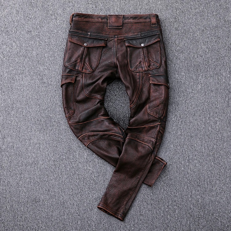 Czarne zimowe skórzane spodnie – Winter Clothing Vintage recenzja i cena