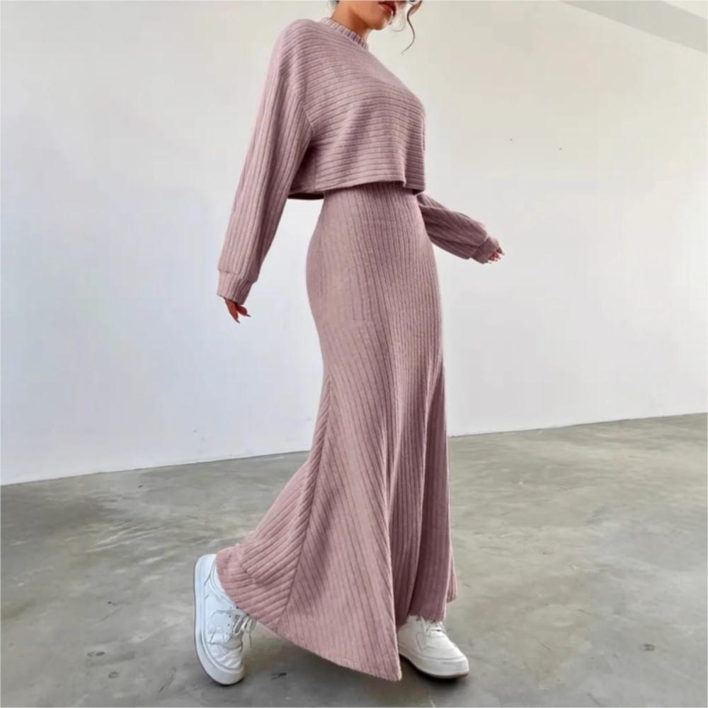 Jesienny komplet: bluzka z dłu – Winter Clothing Ladies recenzja i cena