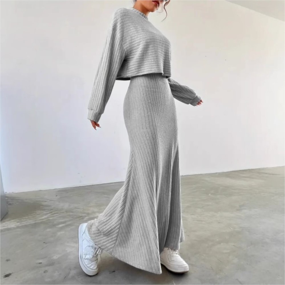 Jesienny komplet: bluzka z dłu – Winter Clothing Ladies recenzja i cena