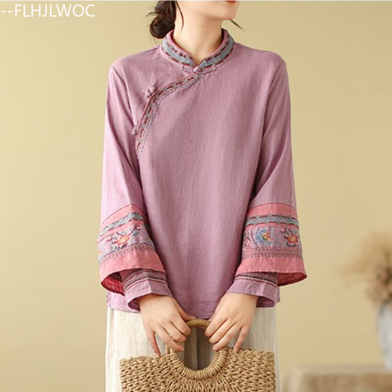 Bawełniane lniane bluzki z haf – Winter Clothing Vintage recenzja i cena