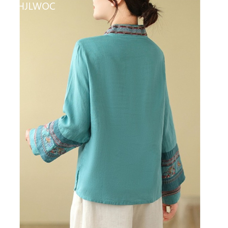 Bawełniane lniane bluzki z haf – Winter Clothing Vintage recenzja i cena