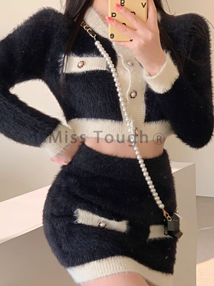 Zimowa puszysta dzianina 2-czę – Winter Clothing Vintage recenzja i cena