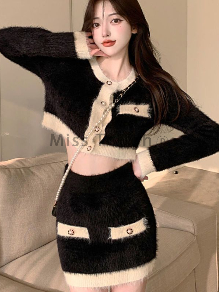 Zimowa puszysta dzianina 2-czę – Winter Clothing Vintage recenzja i cena